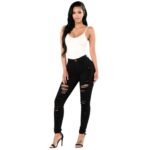 Women’s High Rise Destroyed Jeans