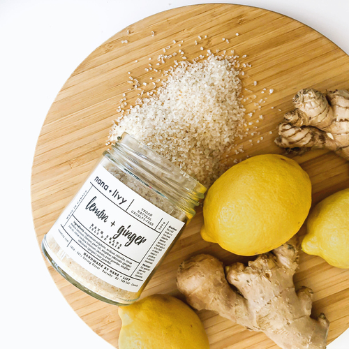 Lemon + Ginger Bath Salts
