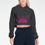 Politely Ratchet Crown Cropped hoody